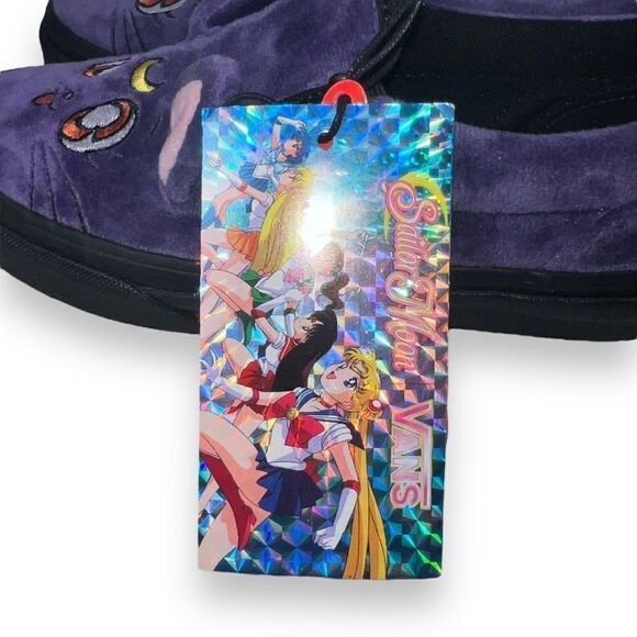Vans x Sailor Moon Pretty Guardian Luna Slip-on Sneakers Purple / Black Youth 2 - Picture 12 of 12